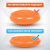 Подушка массажно-балансировочная с насосом оранжевая