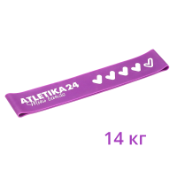 Фиолетовая петля Mini Bands (14 кг) 25*5 см