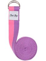 Ремень для йоги Devi Yoga фиолетово-розовый