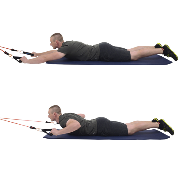 Упражнения с эспандером Бубновского на мышцы спины