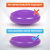 Подушка массажно-балансировочная с насосом фиолетовая