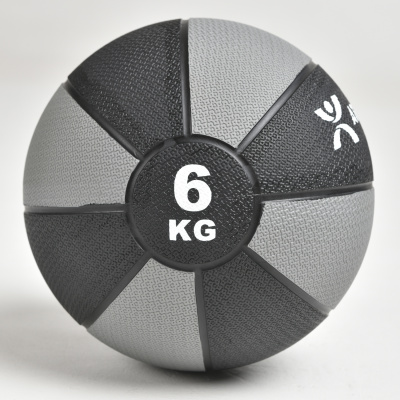 Медицинбол 6 кг Atletika24 серый